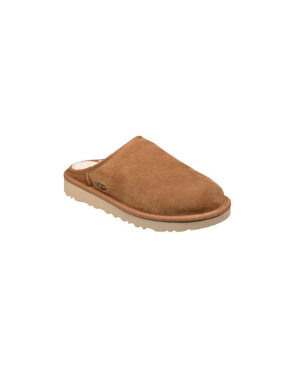 UGG Beige Suede Leather Clogs