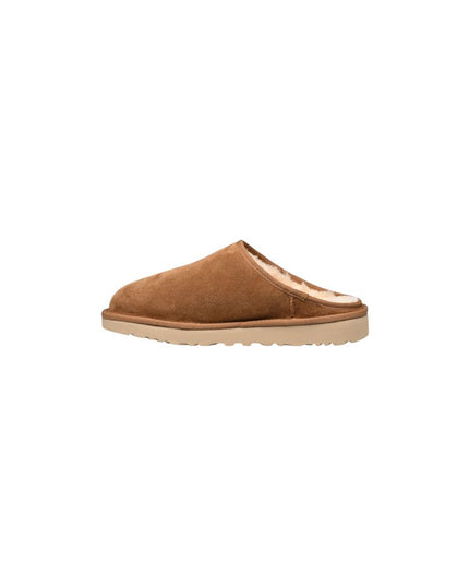 UGG Beige Suede Leather Clogs