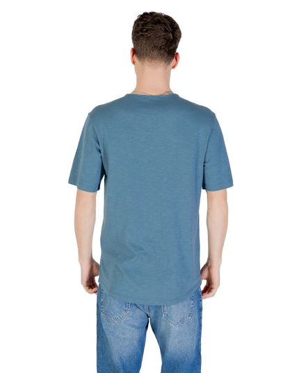 Jack Jones Blue Cotton T-Shirt