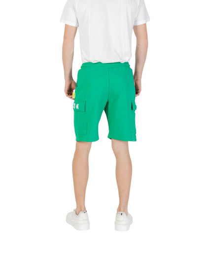 Icon Green Cotton Bermuda Shorts