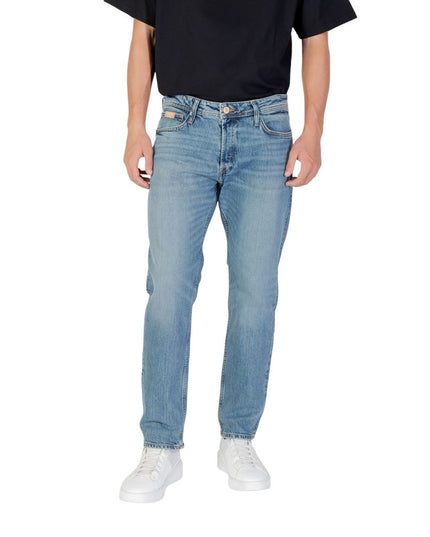 Jack Jones Blue Cotton Skinny Jean