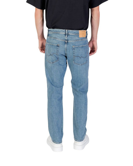 Jack Jones Blue Cotton Skinny Jean