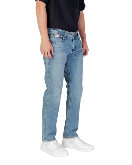 Jack Jones Blue Cotton Skinny Jean