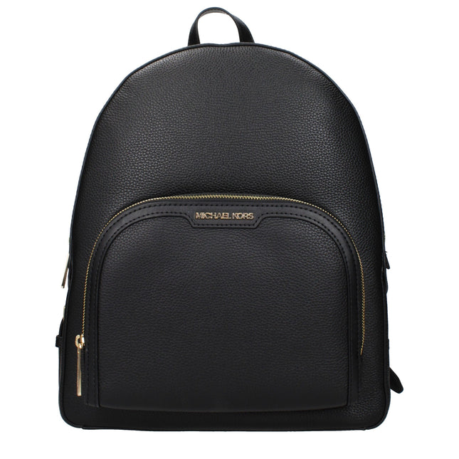 Michael Kors Black Leather Backpack