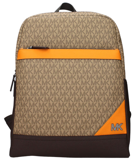 Michael Kors Brown Fabric Backpack