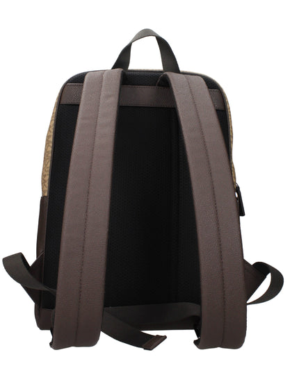 Michael Kors Brown Fabric Backpack