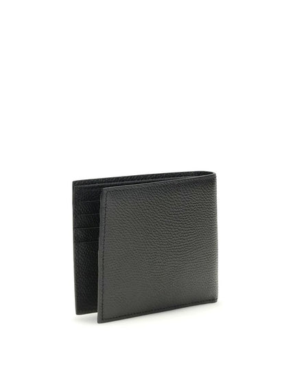 Valentino Garavani Black Calf Leather Bos Taurus Wallet