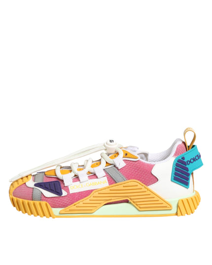 Dolce & Gabbana Multicolor Nylon NS1 Low Top Sneakers Shoes