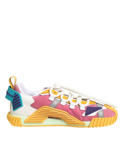 Dolce & Gabbana Multicolor Nylon NS1 Low Top Sneakers Shoes