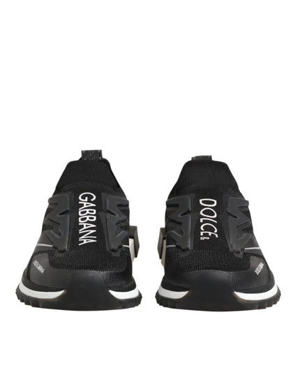 Dolce & Gabbana Black SORRENTO Sport Stretch Sneakers Shoes