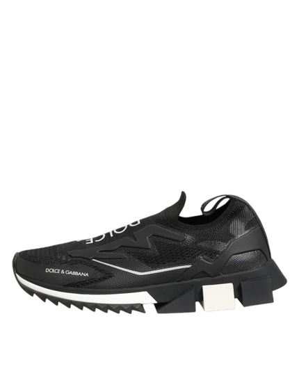 Dolce & Gabbana Black SORRENTO Sport Stretch Sneakers Shoes