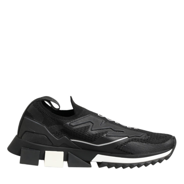 Dolce & Gabbana Black SORRENTO Sport Stretch Sneakers Shoes
