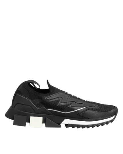 Dolce & Gabbana Black SORRENTO Sport Stretch Sneakers Shoes