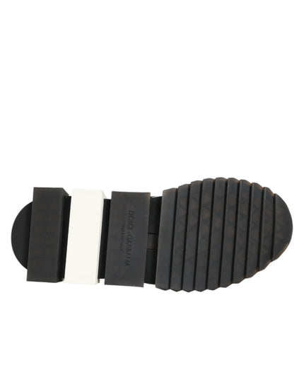 Dolce & Gabbana Black SORRENTO Sport Stretch Sneakers Shoes