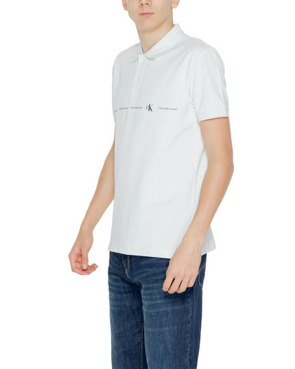 Calvin Klein Jeans Green Cotton Polo Shirt