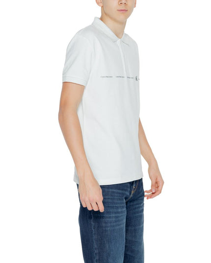 Calvin Klein Jeans Green Cotton Polo Shirt