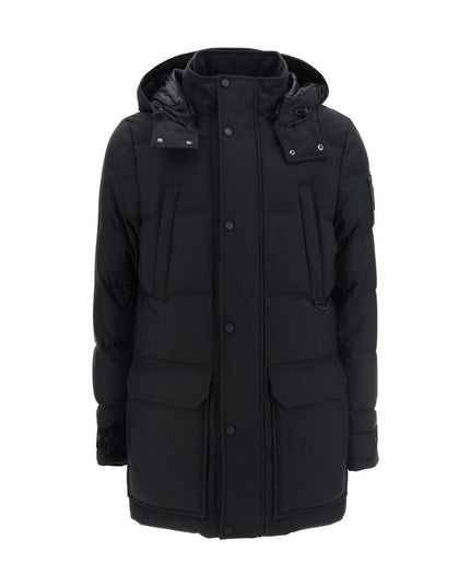 Moose Knuckles Black Nylon Parka