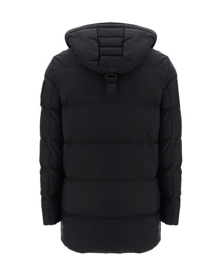 Moose Knuckles Black Nylon Parka