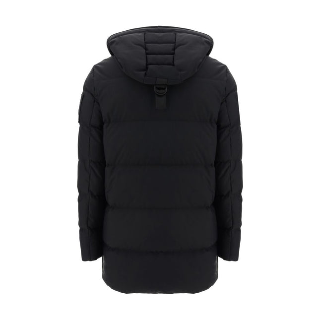 Moose Knuckles Black Nylon Parka