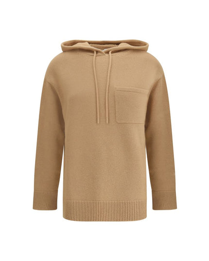 Max Mara Beige Wool Hoodie