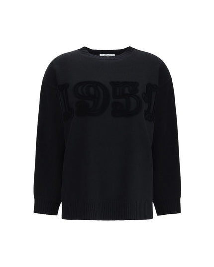 Max Mara Black Wool Sweatshirt