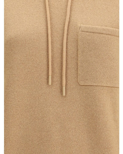 Max Mara Beige Wool Hoodie