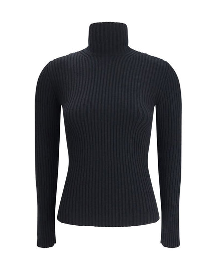 Max Mara Black Wool Long Sleeve T-Shirt