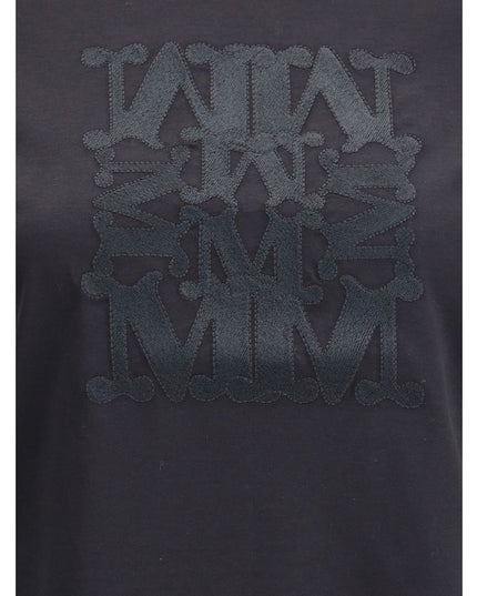 Max Mara Black Cotton T-Shirt