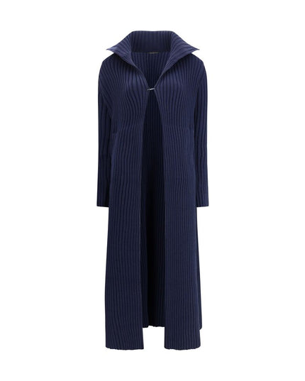 Balenciaga Blue Polyester Full-Length Jacket