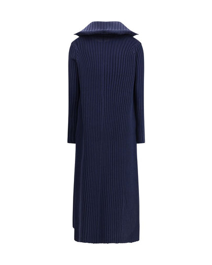 Balenciaga Blue Polyester Full-Length Jacket