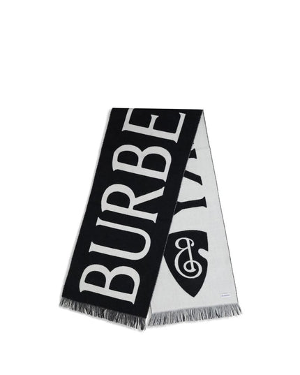 Burberry Black Wool Scarf