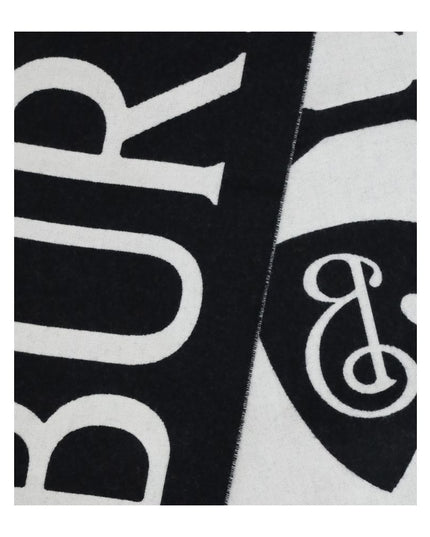 Burberry Black Wool Scarf