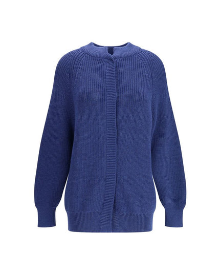 Ella Blue Merino Wool Sweatshirt