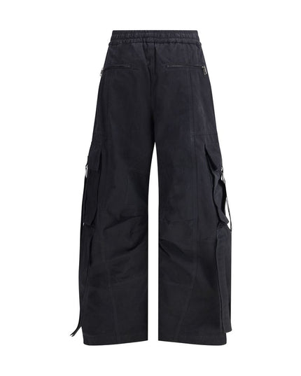 Dolce & Gabbana Black Cotton Cargo Pants