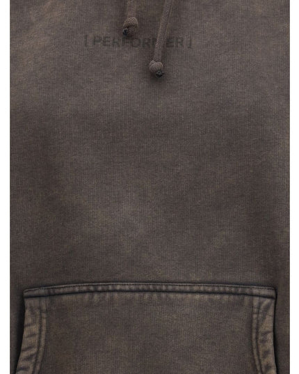 ALAINPAUL Gathered Neckline Hoodie