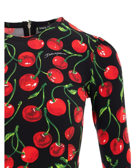 Dolce & Gabbana Bicolor Polyamide Short Dress