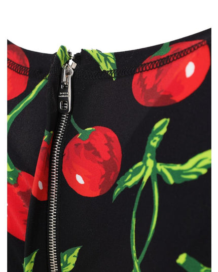 Dolce & Gabbana Bicolor Polyamide Short Dress