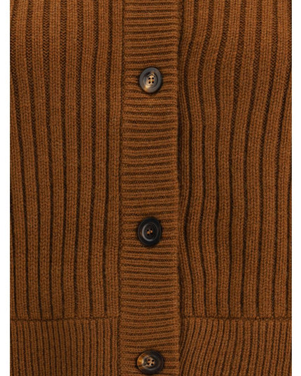 Max Mara Beige Wool Cardigan