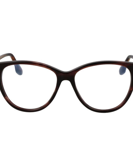 Victoria Beckham Brown Acetate Glasses (Frames)