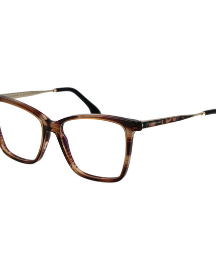 Victoria Beckham Brown Metal & Plastic Glasses (Frames)