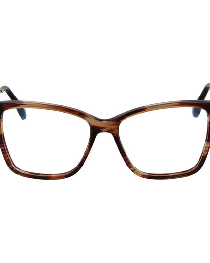 Victoria Beckham Brown Metal & Plastic Glasses (Frames)