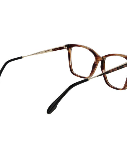 Victoria Beckham Brown Metal & Plastic Glasses (Frames)