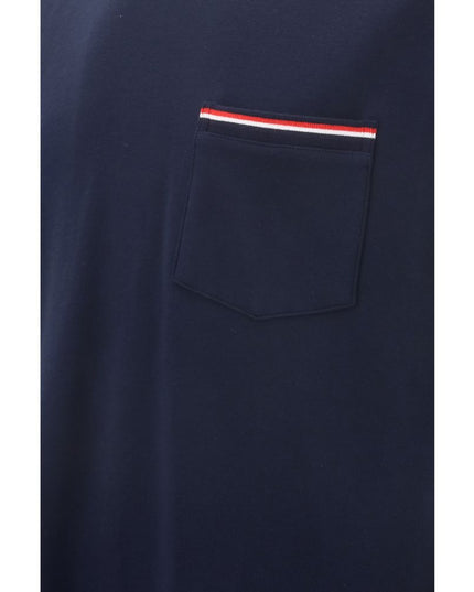 Thom Browne Blue Cotton T-Shirt
