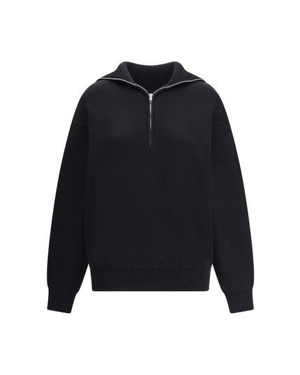Balenciaga Black Cotton Sweatshirt