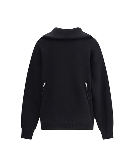 Balenciaga Black Cotton Sweatshirt