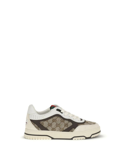 Gucci Beige Fabric Low Top Sneakers