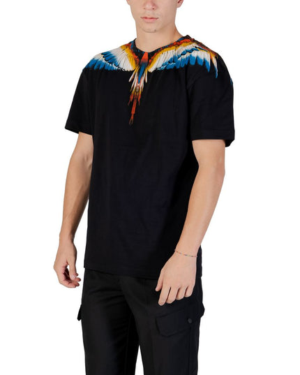 County of Milan Black Cotton T-Shirt