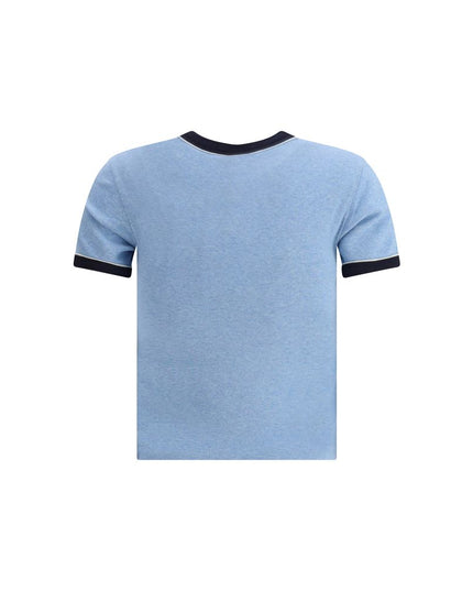 Chloé Light Blue Cotton Sleeveles T-Shirt