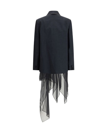 Sacai Gray Wool Clothing