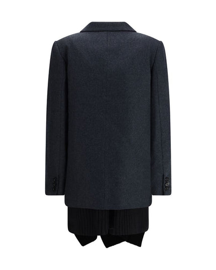 Sacai Gray Wool Coat